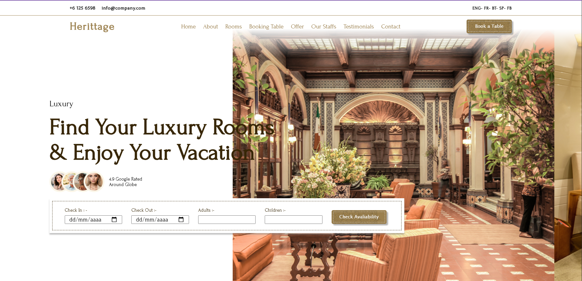 Responsive Restaurant